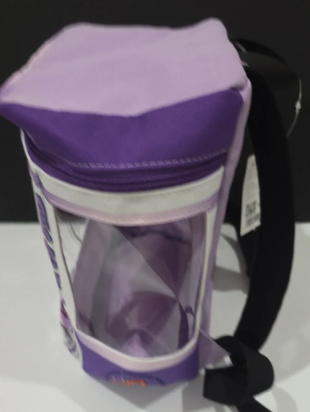 THE CLAW-Kids Purple Clear Window Backpack